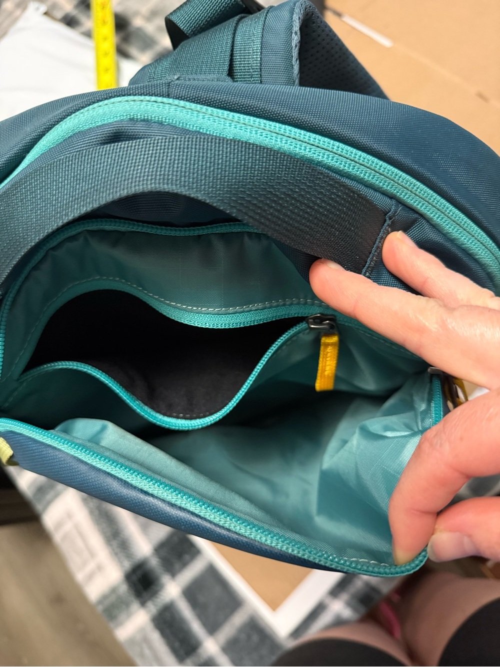 Cotopaxi Chasqui 13L Sling - Cada Día Teal Blue Backpack Messenger Hiking Travel - Picture 3 of 9
